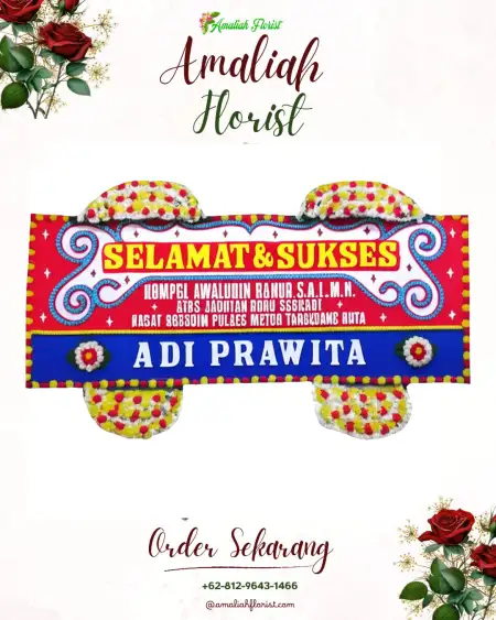 Papan Bunga Ucapan Selamat Yosowilangun Kidul